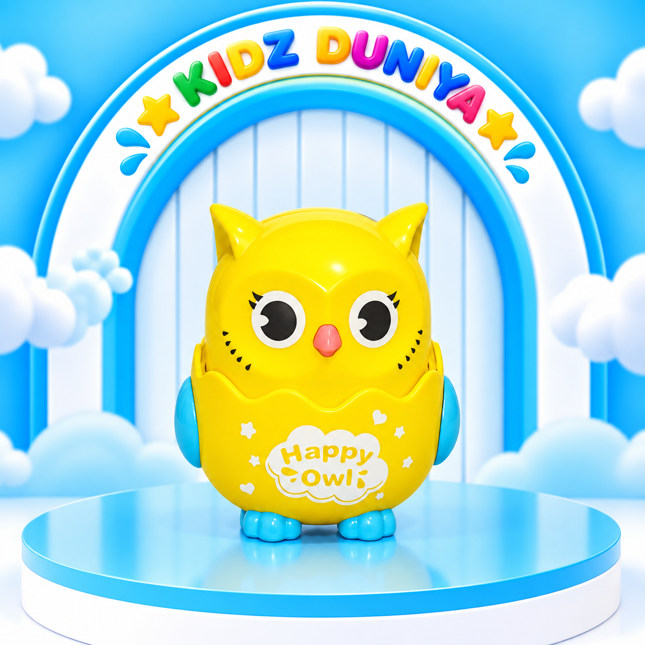 🦉💛 Happy Moving Owl Toy - Image 1